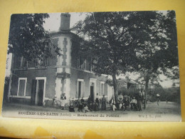 40 826 RARE CPA 1907 - 40 EUGENIE LES BAINS - RESTAURANT DU POTEAU - ANIMATION - Ristoranti