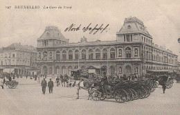 AK Bruxelles - La Gare Du Nord - 1909  (67945) - Chemins De Fer, Gares