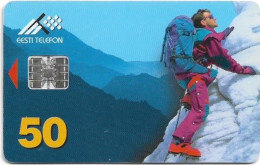 Estonia - Eesti Telefon - Mont Blanc, 12.1998, 50Kr, 50.000ex, Used - Estonia