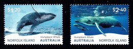 Norfolk Island 2024 Humpback Whales  Set Of 2 MNH - Norfolk Island