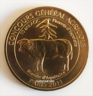 Monnaie De Paris 75.Paris - Concours Agricole Blonde D'Aquitaine 2011 - 2011