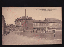 Pont-à-Celles - Maison Communale Et Ecoles Du Centre - Postkaart - Pont-a-Celles