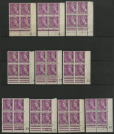 N° 410 Neufs Sans Charnière ** (MNH) 20 Blocs + Coin Daté Tous Différents Voir Description - 1930-1939