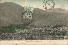 TRANSVAAL - LOCAL FRANKED PC (VIEW OF BARBERTON) FROM JOHANNESBURG TO JOHANNESBURG 13 - 1906 - Transvaal (1870-1909)