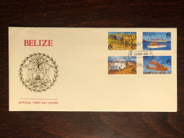 BELIZE FDC COVER 1988 YEAR RED CROSS HEALTH MEDICINE STAMPS - Belize (1973-...)