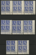 N° 407 Neufs Sans Charnière ** (MNH) 8 Blocs Avec Coin Daté Tous Différents Voir Description - 1930-1939