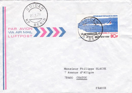 BENIN--1979--Lettre De OUIDAH Pour CHATOU-78 (France),tp Avion Concorde Seul Sur Lettre - Benin – Dahomey (1960-...)