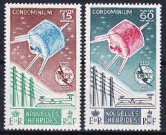 New Hebrides Nouvelles Hebrides 1965 Satellite Mi#210-211 Mint Never Hinged (sans Charnieres) - Ongebruikt