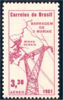 212 Brazil Barrage Three Marias Dam Carte Map MH * Neuf CH (BRE-108) - Elektriciteit