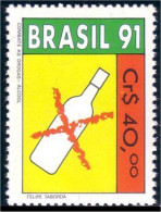 212 Brazil Alcolisme Alcoholism MNH ** Neuf SC (BRE-40) - Wijn & Sterke Drank