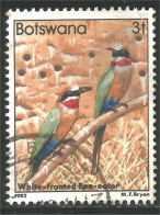 210 Botswana Oiseau Bird Vogel Uccello White Fronted Bee-Eater (BOT-32a) - Botswana (1966-...)