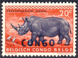 200 Congo Rhinoceros MNH ** Neuf SC (BLC-10) - Rhinozerosse