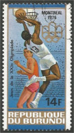 233 Burundi Basketball Basket Ball Montreal 1976 Olympiques Olympics (BUR-198) - Basketball