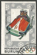 233 Burundi Bobsleigh Non Dentelé Imperforate (BUR-178) - Invierno