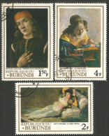 233 Burundi Vermeer Botticelli Goya (BUR-183) - Religion