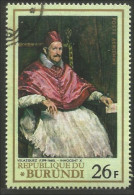 233 Burundi Velasquez Pope Pape Innocent X (BUR-301) - Religión