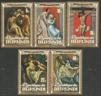 233 Burundi Veronese Weyden Caravaggio Titian (BUR-308) - Religione