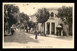 ALGERIE - SETIF - BANQUE CREDIT FONCIER ET RUE SILLEGUE - Setif