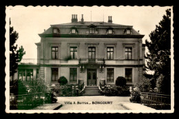 SUISSE - BONCOURT - VILLA A. BURRUS - Autres & Non Classés