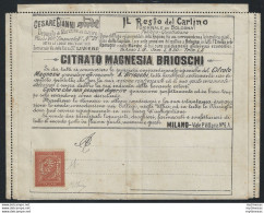 1887 Italia Francalettere N. 1 Su Busta MNH Sassone N. 1 - Autres & Non Classés