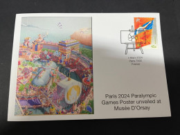 6-3-2024 (2 Y 17) Paris Olympic Games 2024 - 2 Olympic Games Posters Unveil At Musée D'Orsay (Paralympics) - Zomer 2024: Parijs