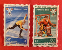 1968 St. Pierre And Miquelon - Serie MNH - Winter 1968: Grenoble