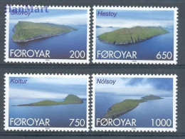 Faroe Islands 2000 Mi 381-384 MNH  (ZE3 FRS381-384) - Other