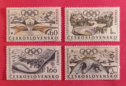 1968 Czechoslovakia - Serie MNH - Hiver 1968: Grenoble