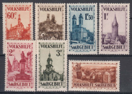 Saar Sarre 1932 Mi#161-167 Mint Never Hinged - Unused Stamps