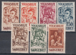 Saar Sarre 1931 Mi#144-150 Mint Never Hinged - Ungebraucht