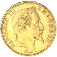 Second-Empire- 50 Francs Napoléon III Tête Laurée 1862 Paris - 50 Francs (oro)