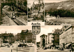 73962492 Aue__Sachsen Sommerrodelbahn Omnibusbahnhof Ernst Schneller Oberschule  - Aue