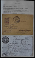 1908 PORTUGAL AZORES AÇORES ANGRA TO MAISON NEUVE MONTREAL CANADA KING CARLOS I  20 Rs  POSTAL STATIONERY SEE DETAILS XX - Angra