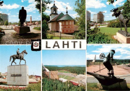 73847599 Lahti Statuen Reiterdenkmal Kirche Hochhaus Stadion Lahti - Finlande