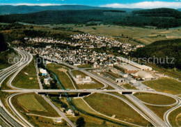 73813897 Dillenburg Autobahnauffahrt Mit Blick Auf Sechheiden Fliegeraufnahme Di - Dillenburg