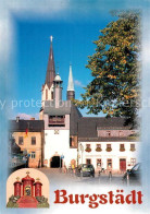 73199086 Burgstaedt Sachsen Markt Saigerturm Stadtkirche Burgstaedt Sachsen - A Identificar