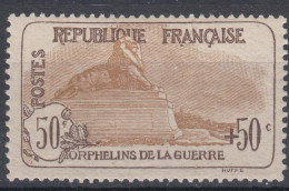 France 1917 Orphelins Yvert#153 Mint Never Hinged (sans Charniere) - Unused Stamps