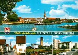 73196841 Doernigheim Mainpartie Hauptstrasse Kirche Park Doernigheim - Maintal