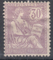 France 1902 Mouchon Yvert#128 Mint Hinged (avec Charniere) - 1900-02 Mouchon