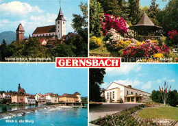 73196729 Gernsbach Stadtkirche Storchenturm Kurpark Stadthalle Gernsbach - Gernsbach