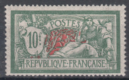 France 1925 Merson 10 Fr Yvert#207 Mint Hinged (avec Charniere) - 1900-27 Merson