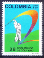 Colombia 1980 MNH, Golf, Sports - Golf