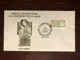 MEXICO FDC COVER 1983 YEAR WHO HEALTH MEDICINE STAMPS - Mexique