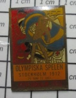 718B Pin's Pins / Beau Et Rare / JEUX OLYMPIQUES / STOCKHOLM 1912 COCA-COLA J.O. D'ETE - Jeux Olympiques