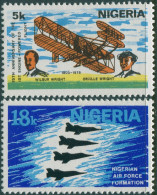 Nigeria 1978 SG393-394 Powered Flight Set MLH - Nigeria (1961-...)