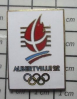 718B Pin's Pins / Beau Et Rare / JEUX OLYMPIQUES / Grand Pinb's ALBERTVILLE 1992 - Olympic Games