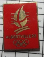 718B Pin's Pins / Beau Et Rare / JEUX OLYMPIQUES / Grand Pinb's ALBERTVILLE 1992 - Olympic Games