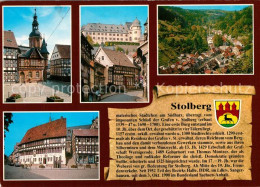 73183237 Stolberg Harz Saigerturm Marktplatz Hauptstr Schloss Teilansicht Nord R - Stolberg (Harz)