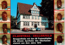 73183196 Clausthal-Zellerfeld Bergapotheke Mit Den 66 Fratzenkoepfen Clausthal-Z - Clausthal-Zellerfeld