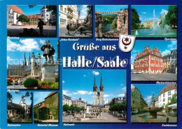 73183072 Halle Saale Moritzburg Zither Reinhold Brunnen Burg Giebichenstein Oper - Halle (Saale)